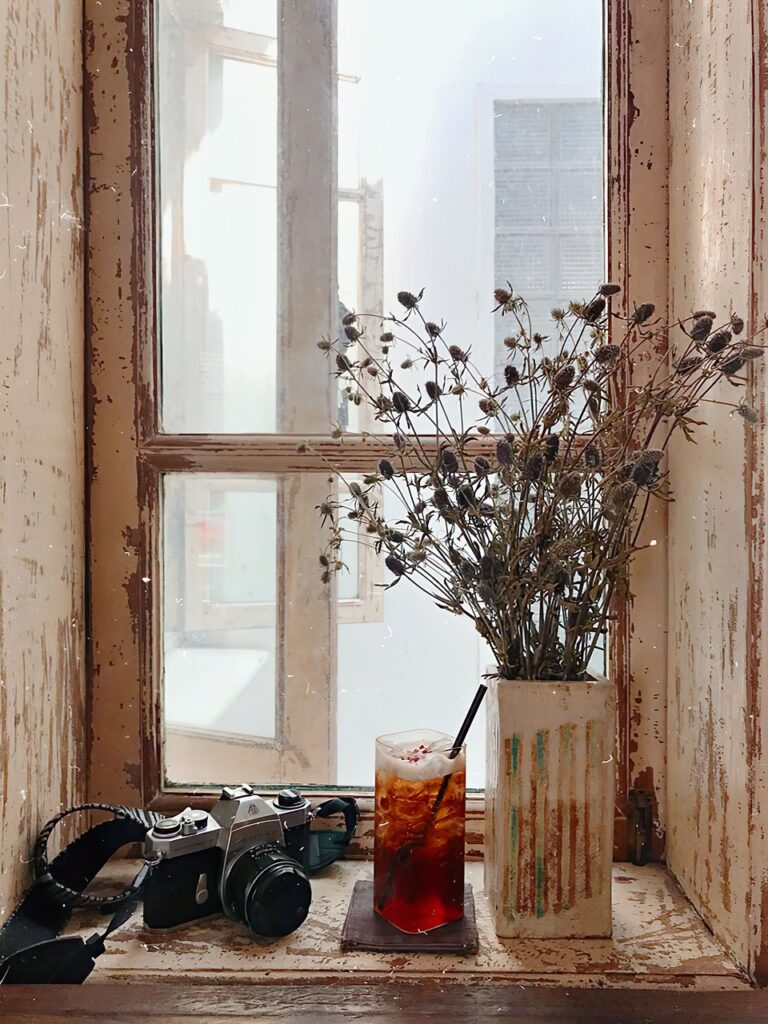 lemon tea, camera, vase-4807781.jpg